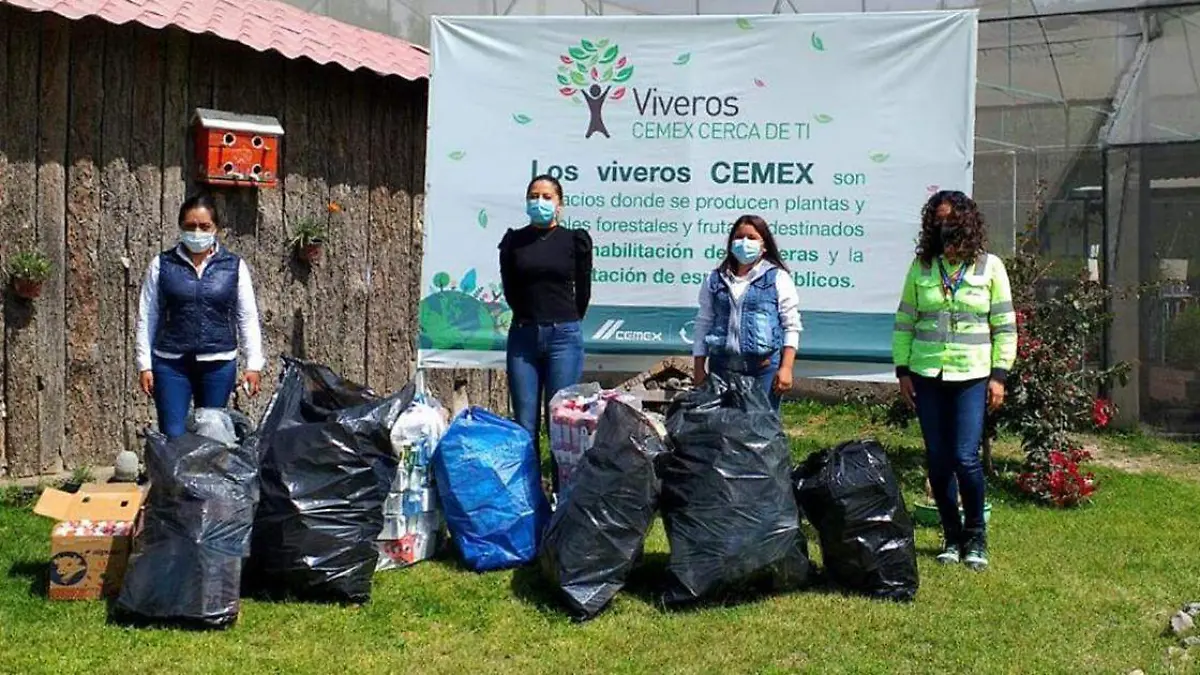 CEMEX llevó a cabo el intercambio de 150 árboles del vivero Planta Puebla por envases tetrapack